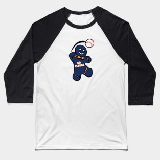 Houston Astros Gingerbread Man Baseball T-Shirt